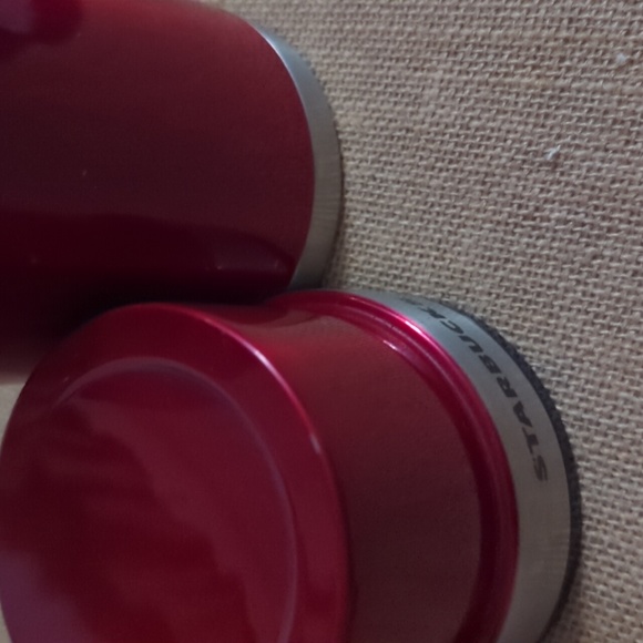 STARBUCKS 17OZ RED THERMOS POUR BUTTON CUP & LID - Picture 4 of 8